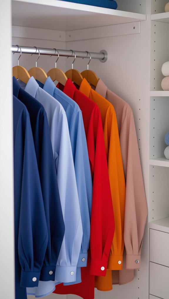 color code your closet effectively