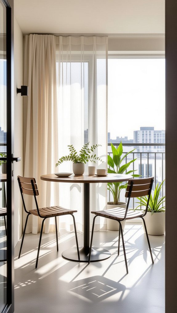 compact and inviting seating