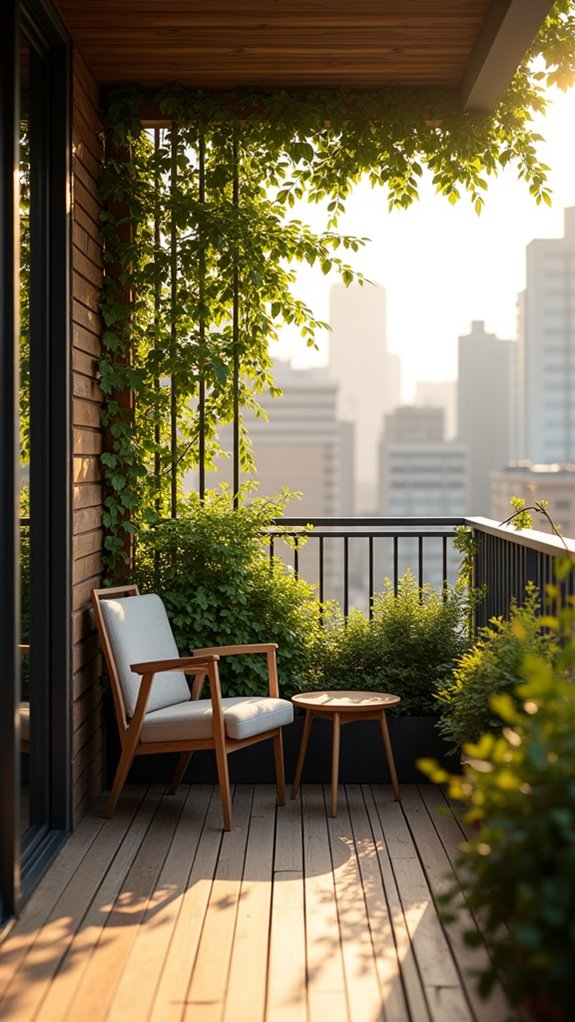 cozy balcony privacy solutions