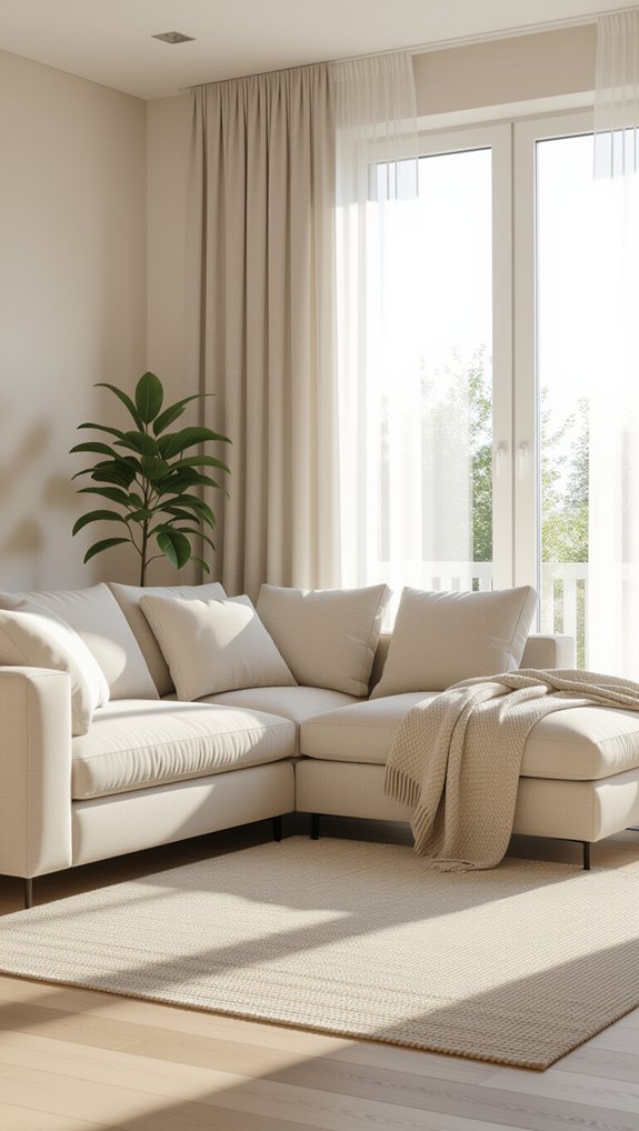 16 Beige Living Room Ideas for a Stylish and Cozy Space 12 cozy beige sectional sofa