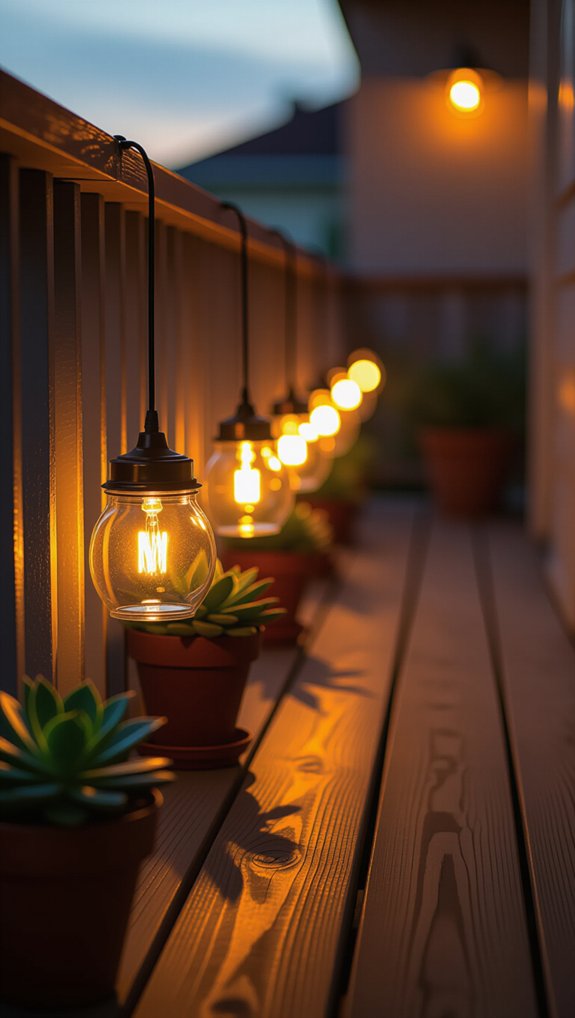 cozy mason jar lanterns