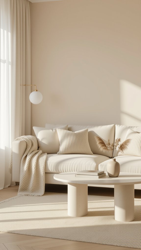 cozy neutral living room decor