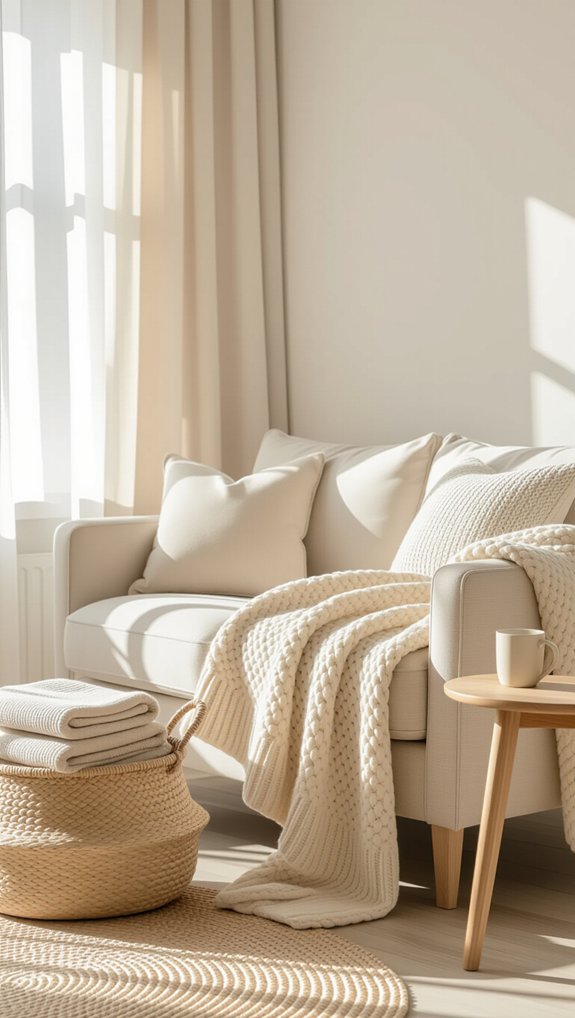 16 Beige Living Room Ideas for a Stylish and Cozy Space 14 cozy throws enhance living spaces