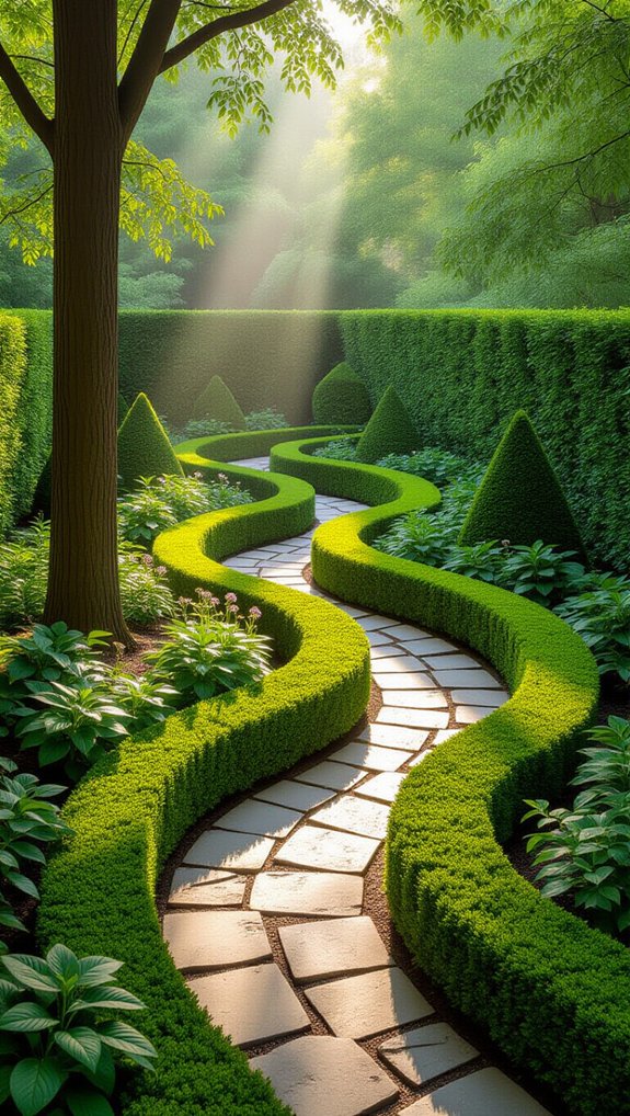 creating a peaceful labyrinth