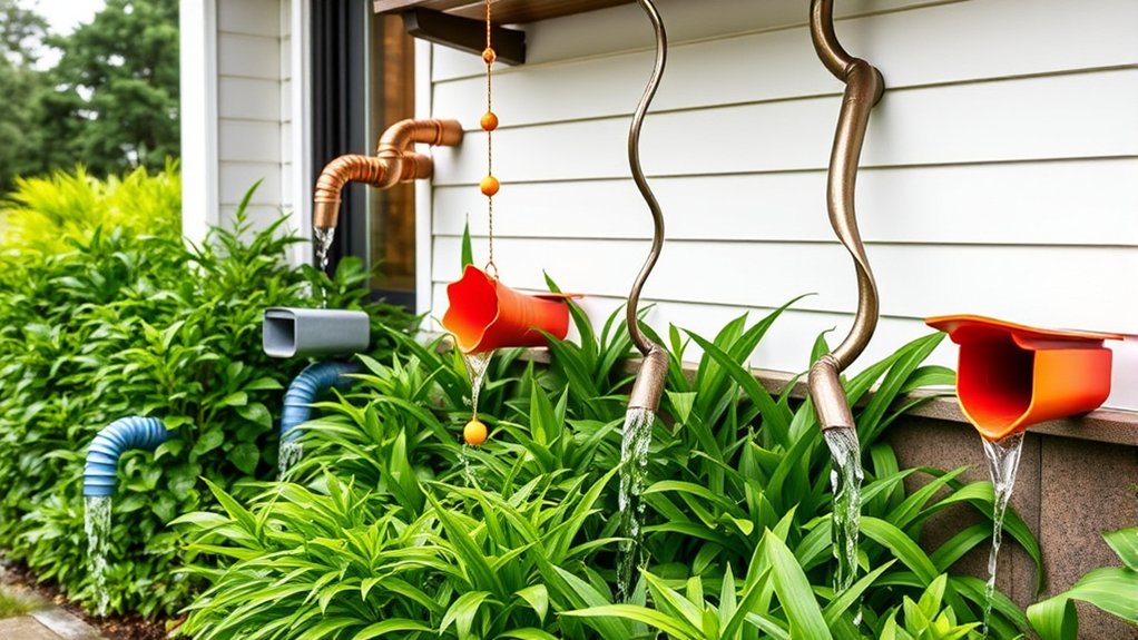 creative downspout drainage solutions
