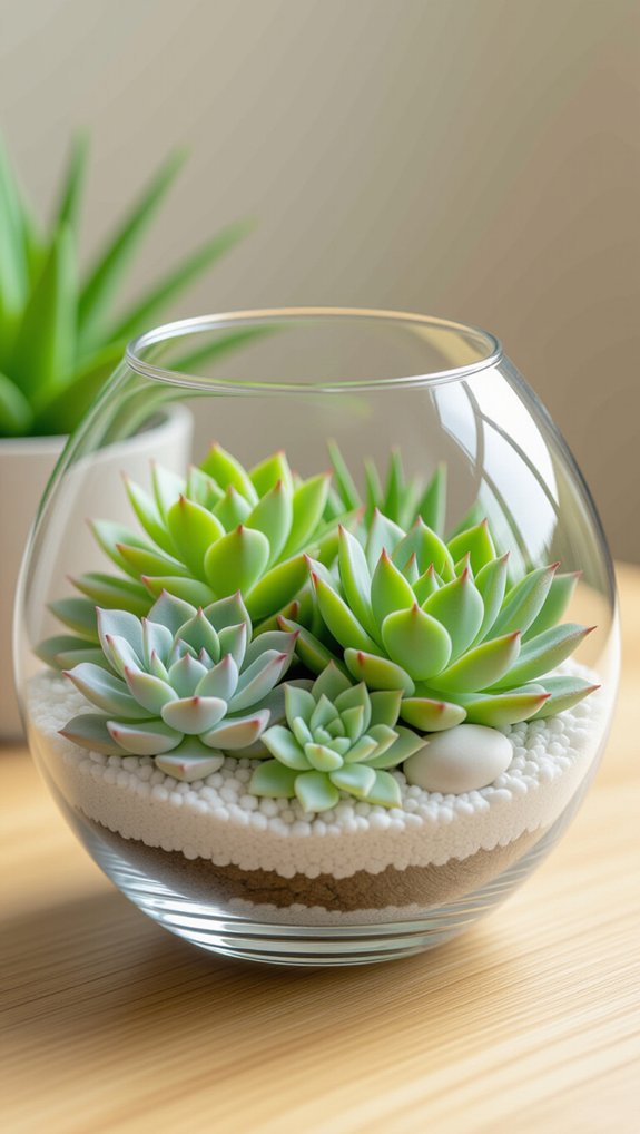 creative succulent display ideas
