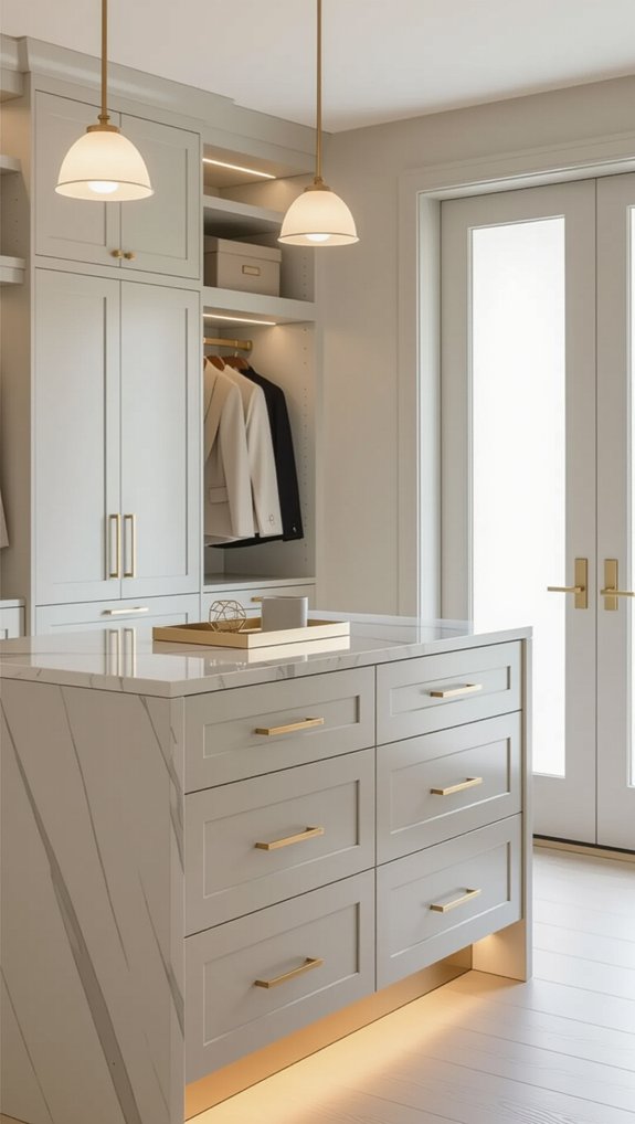 custom closet island benefits