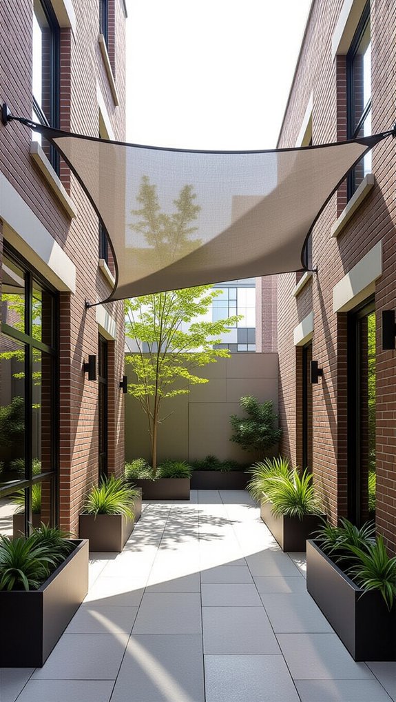 custom shade sails transform courtyards