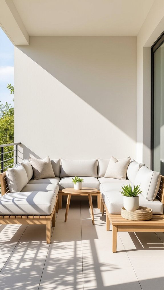 customizable modular balcony seating