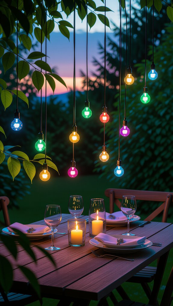 18 Outdoor String Lighting Ideas for Stunning Ambience 17 customizable smart string lights