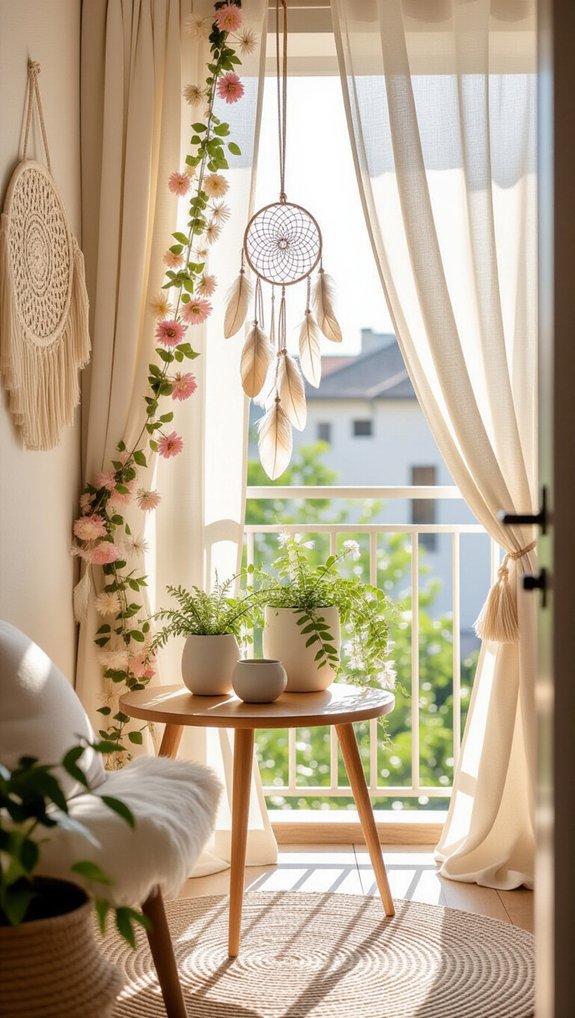 diy boho balcony decor