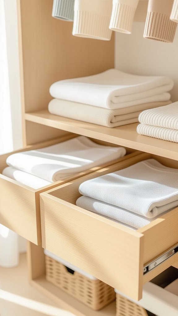 drawer organization with dividers