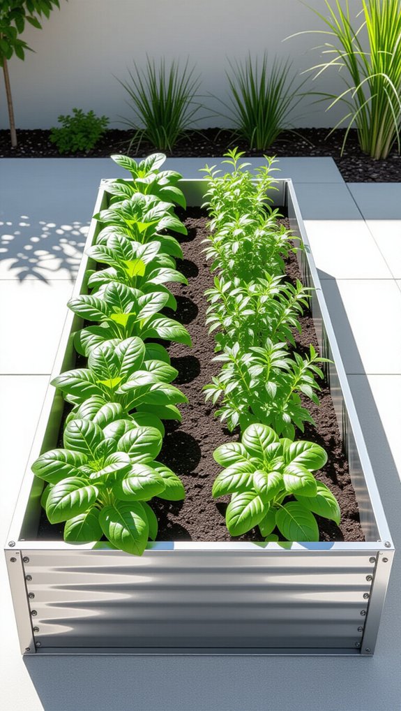 durable corrugated metal beds