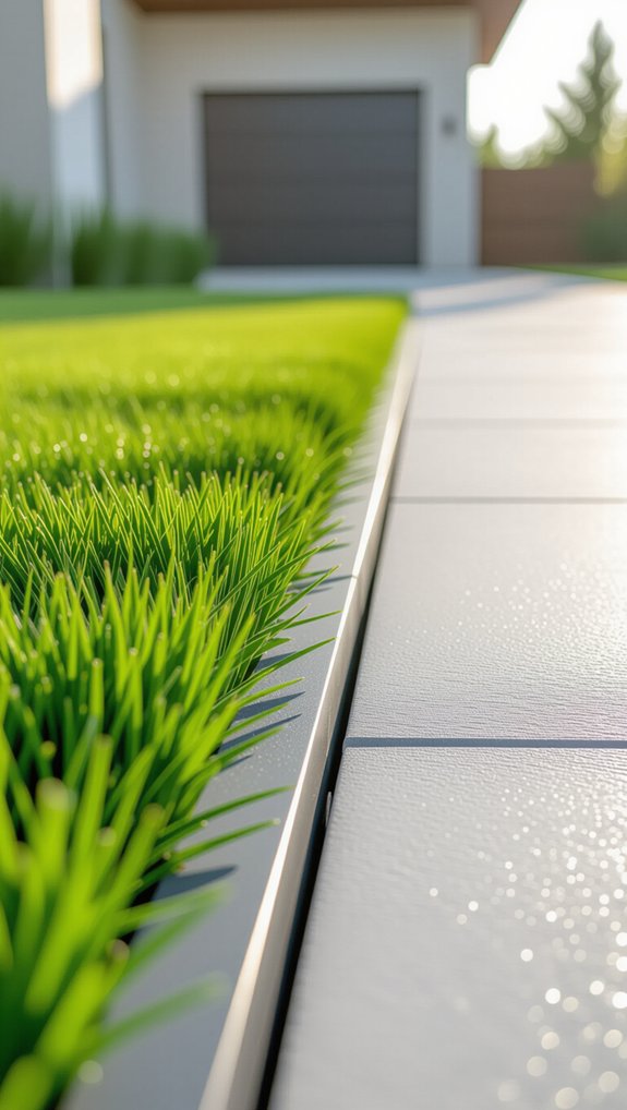 durable sleek driveway edging