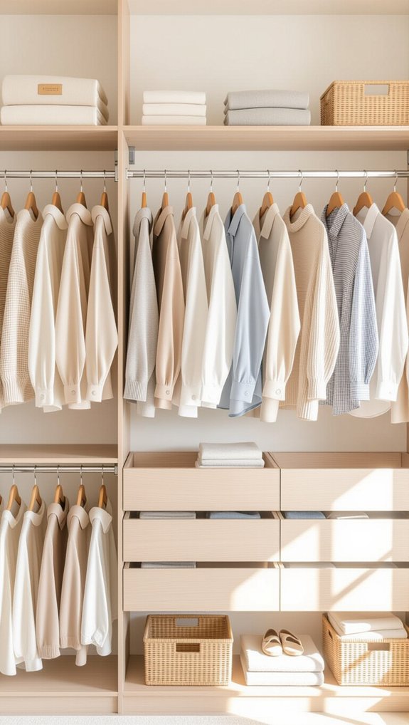 efficient closet organization system
