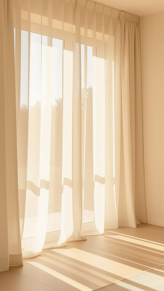 elegant airy ambiance drapes