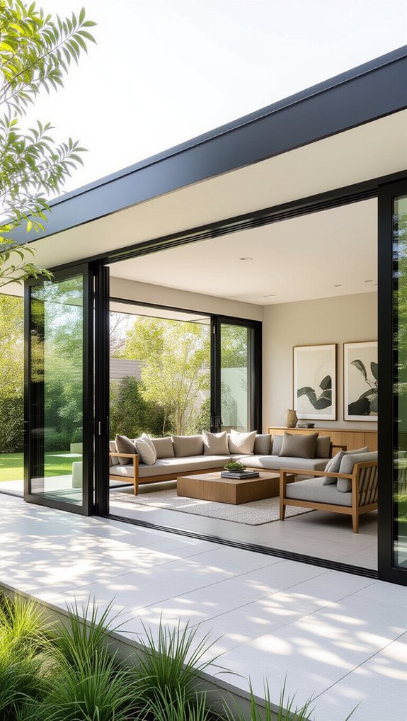 indoor outdoor seamless transition