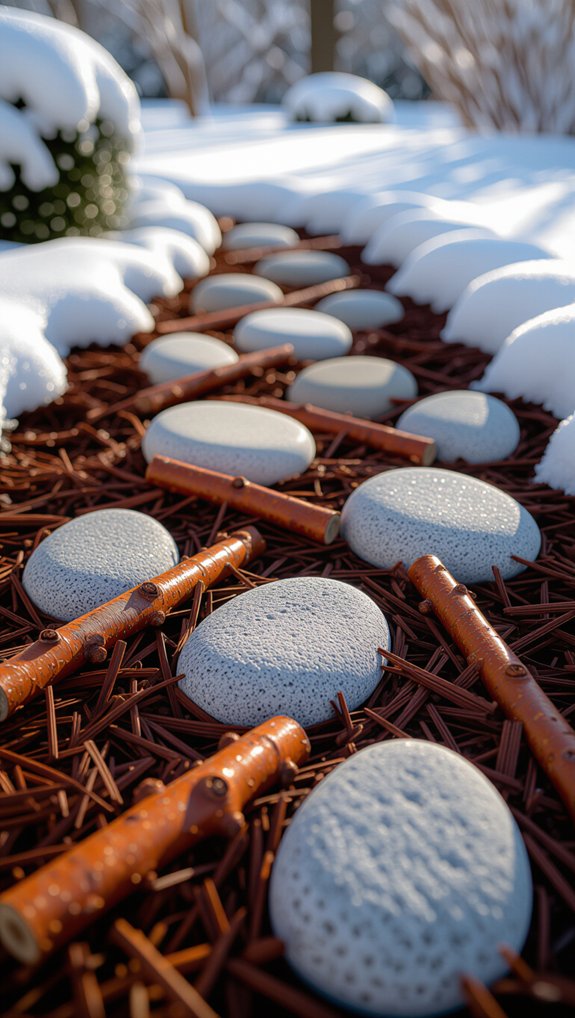 layered textures enhance winter