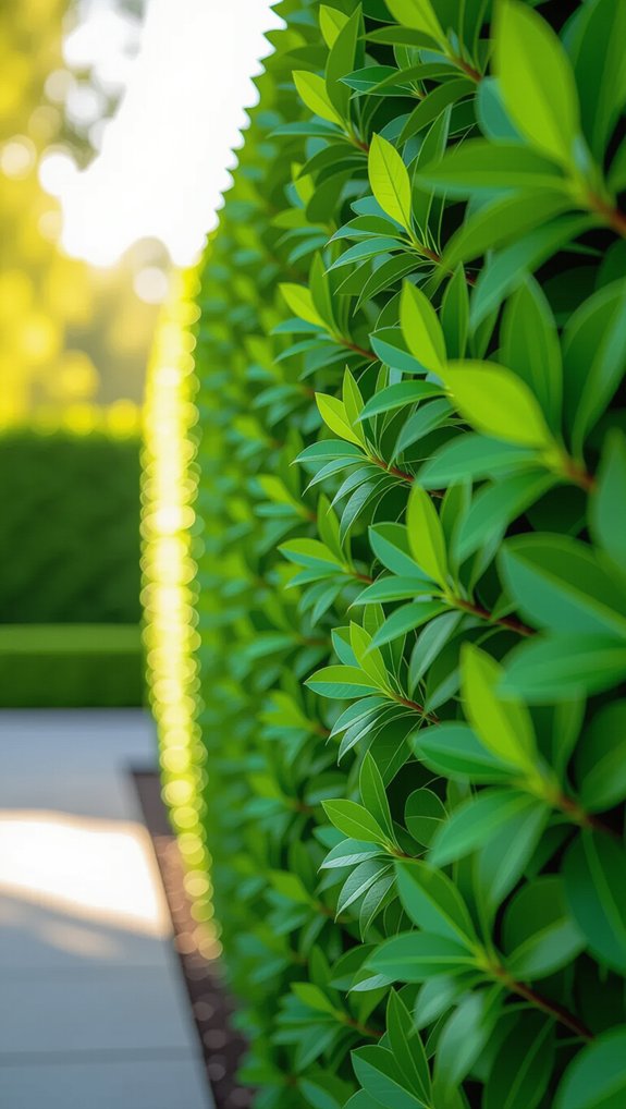 living hedge fence benefits