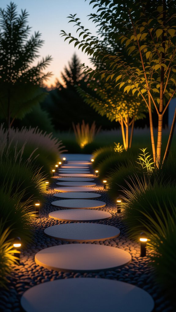magical evening garden lighting