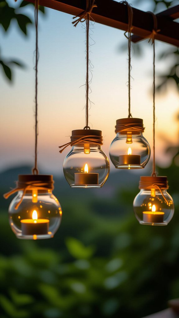 mason jar lanterns charm