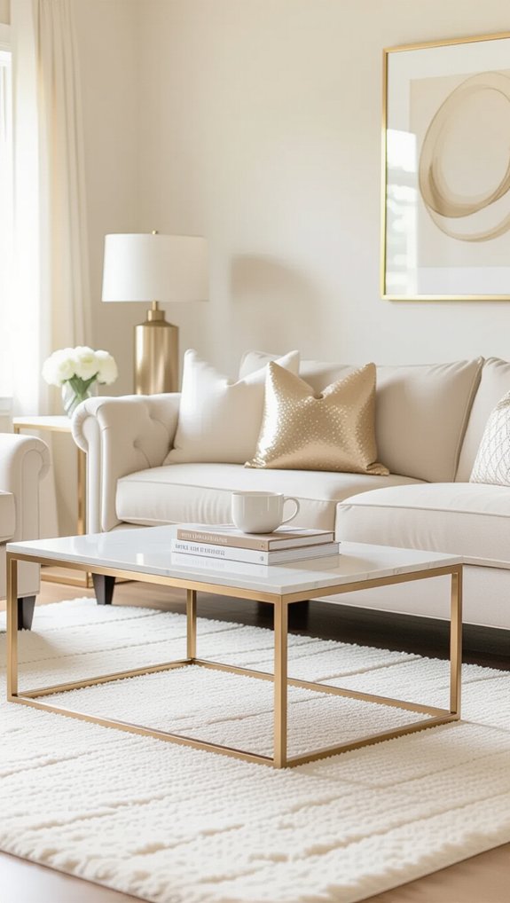 metallic elegance in decor