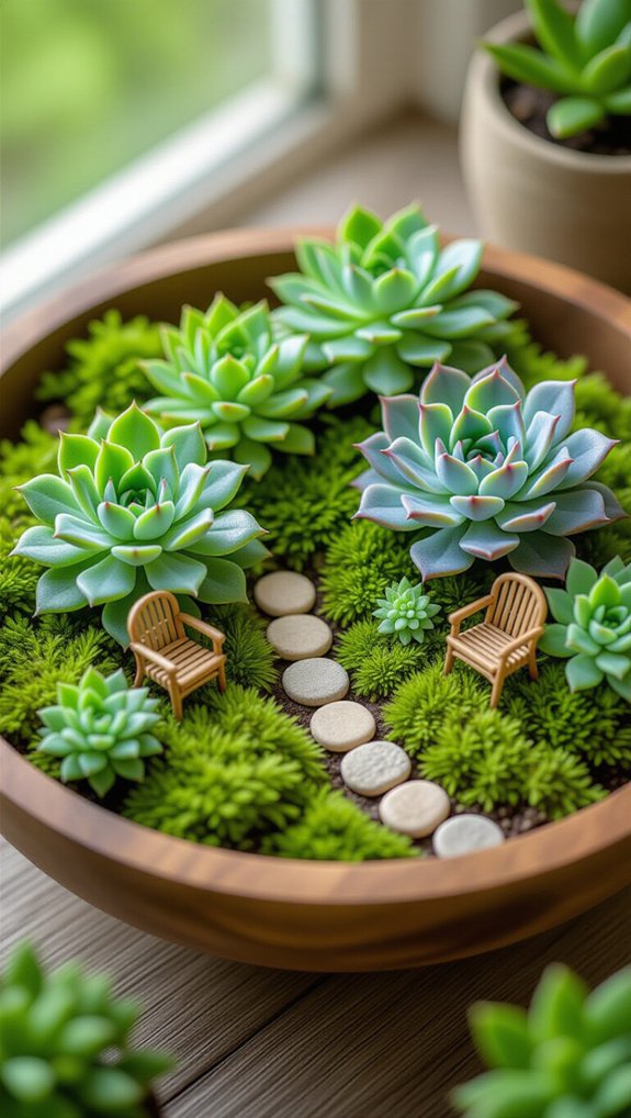 miniature whimsical garden creations
