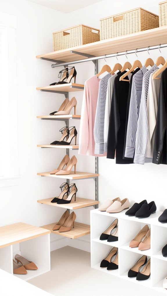 organized shoe storage solution