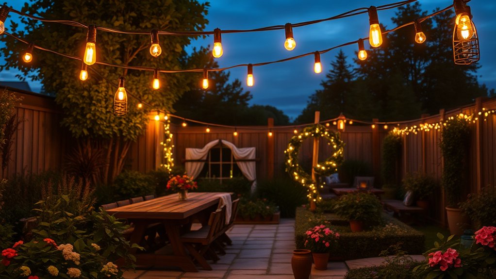 outdoor string lighting inspiration