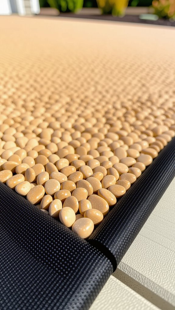 pea gravel driveway improvement