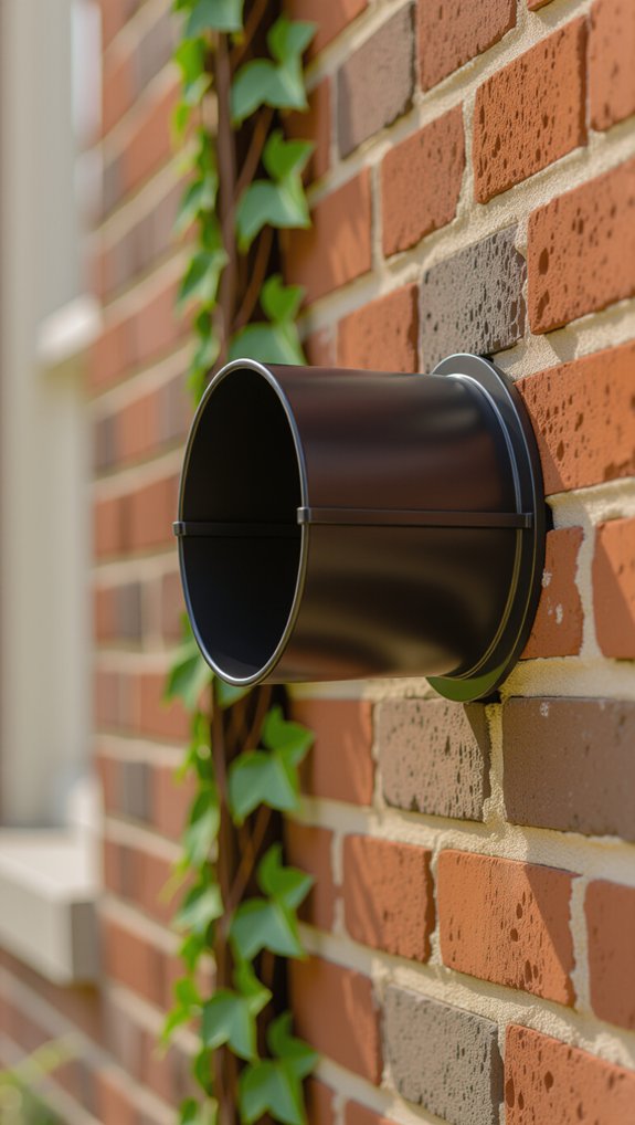 round downspouts enhance aesthetics