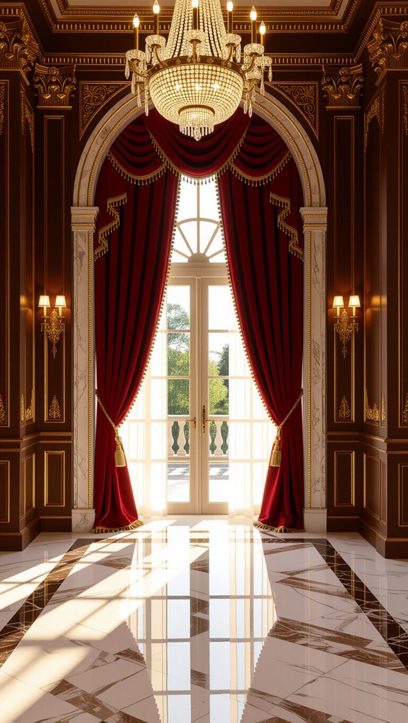 royal velvet curtain elegance