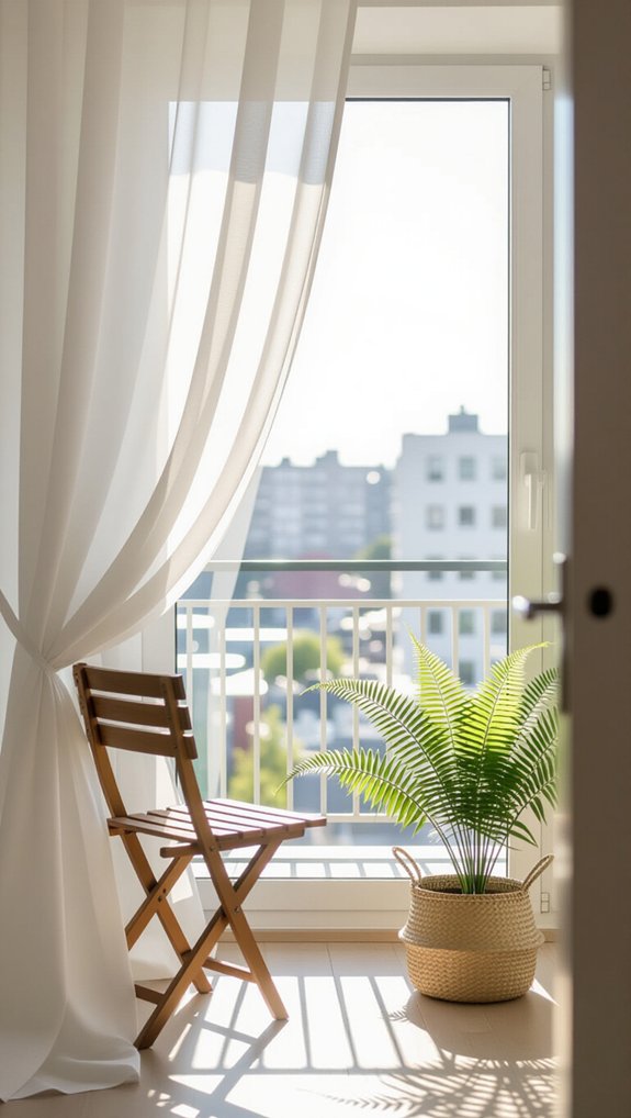 sheer curtains for outdoor privacy