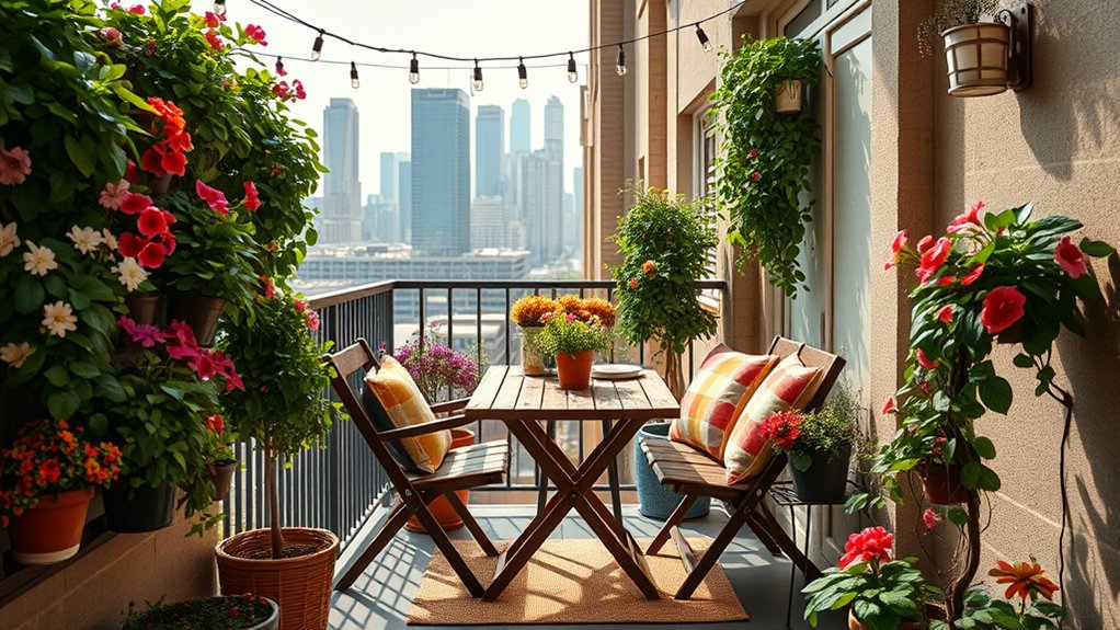 small balcony decoration tips
