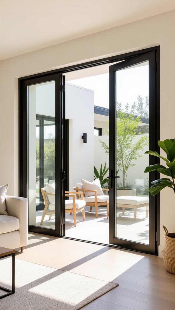 space saving bi fold doors
