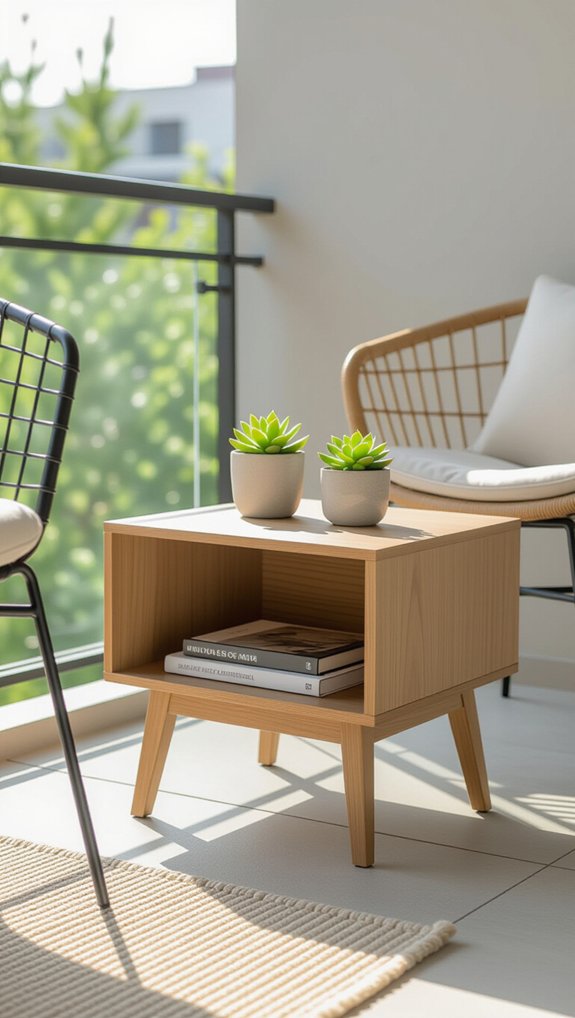 space saving multifunctional accent tables