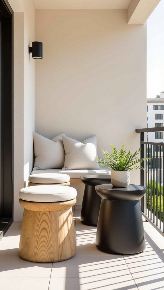 space saving outdoor furniture solutions
