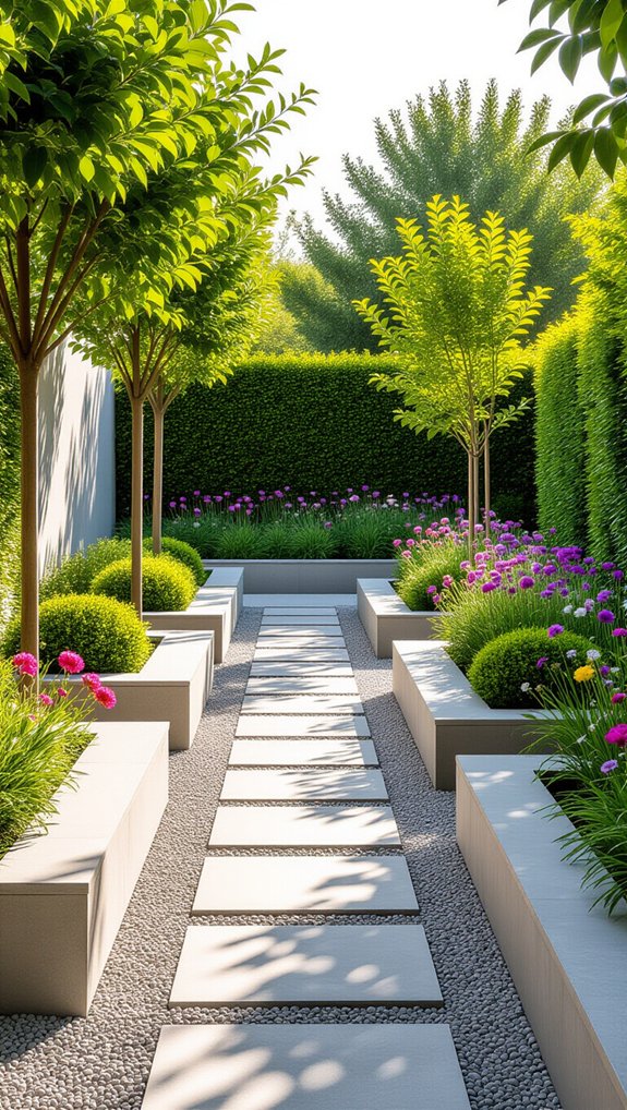 stone beds gravel paths