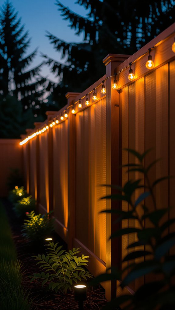 18 Outdoor String Lighting Ideas for Stunning Ambience 14 string lights enhance privacy