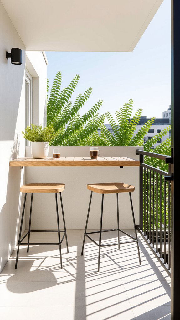 stylish compact outdoor seating