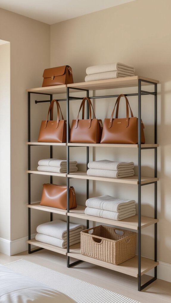 stylish handbag display ideas