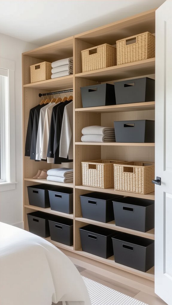 stylish organized closet solution