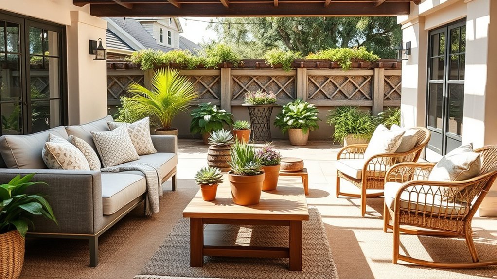 stylish outdoor living spaces