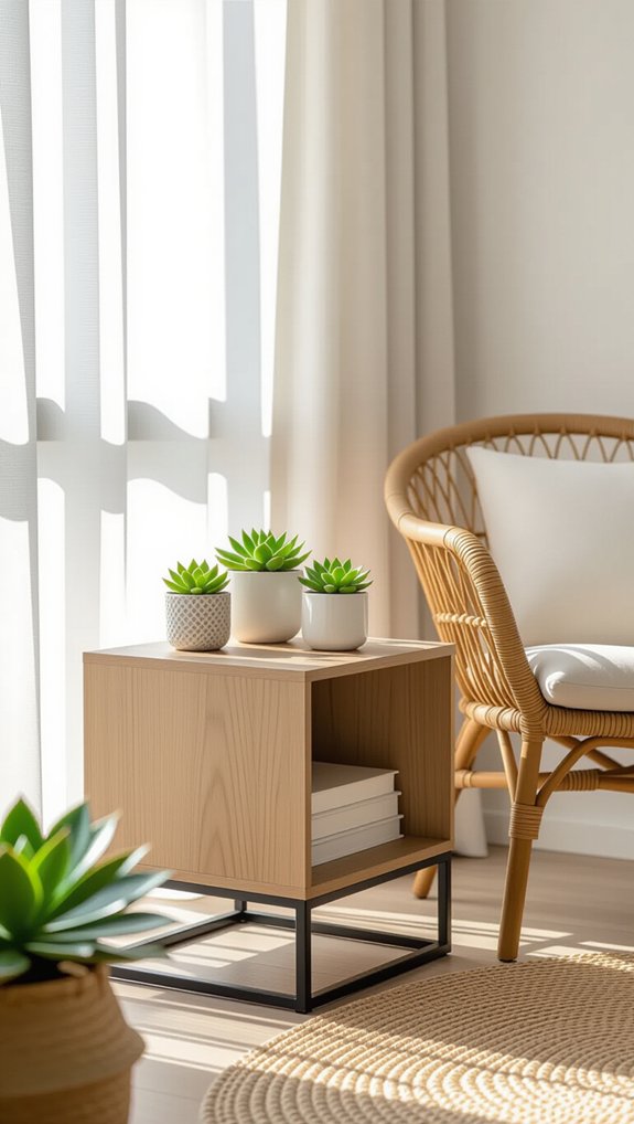 stylish small space storage