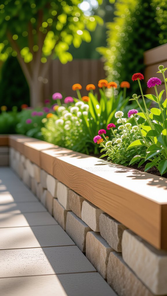 sustainable stone timber combination