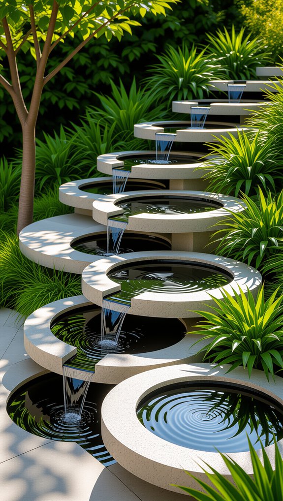 tiered rainwater collection system