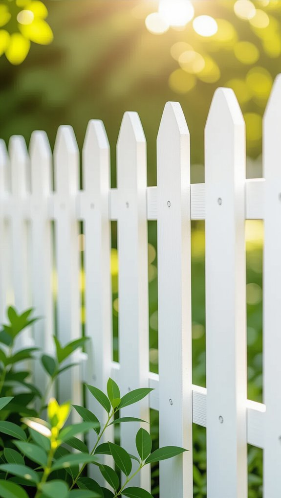 timeless wooden picket charm