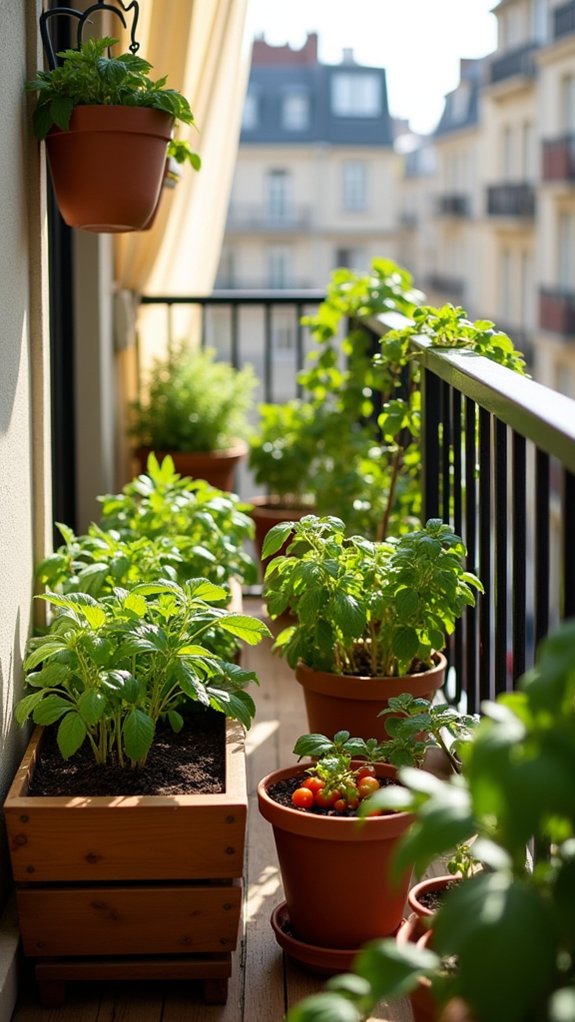 urban container gardening tips