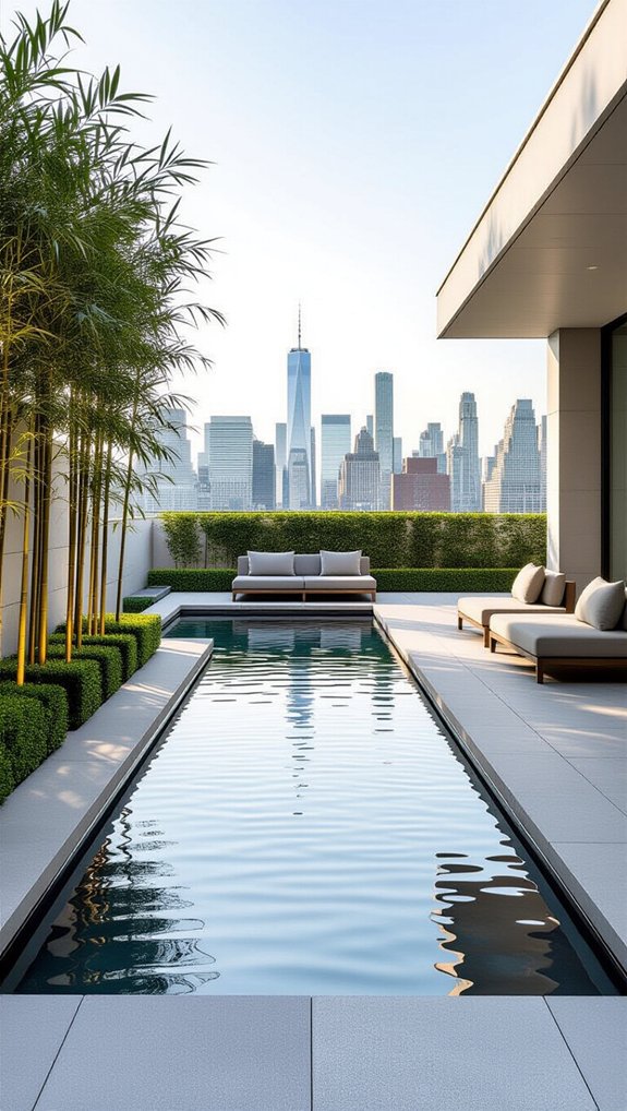 urban terrace water oasis