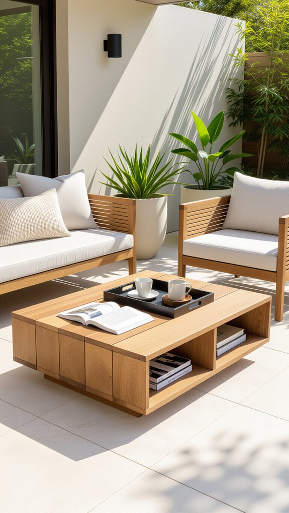 versatile outdoor coffee tables